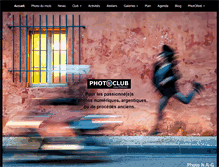 Tablet Screenshot of photoclub-courthezon.fr